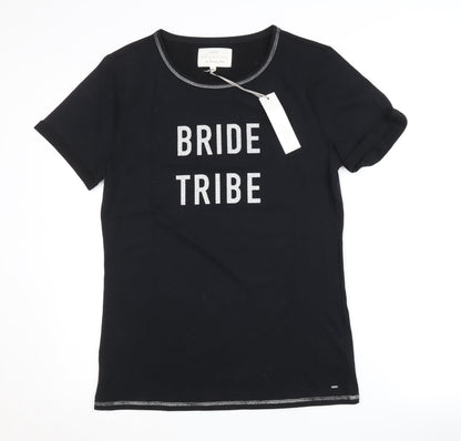 Next Women's Black Bride Tribe T-Shirt Nightshirt S