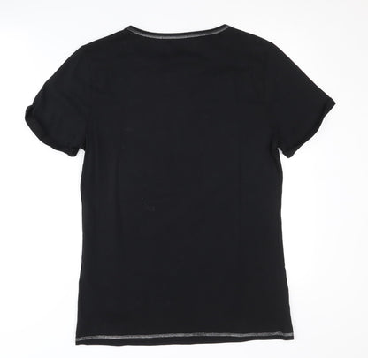 Next Women's Black Bride Tribe T-Shirt Nightshirt S