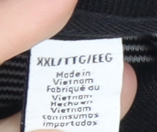 Calvin Klein Men's Black Striped 2XL Polo Shirt