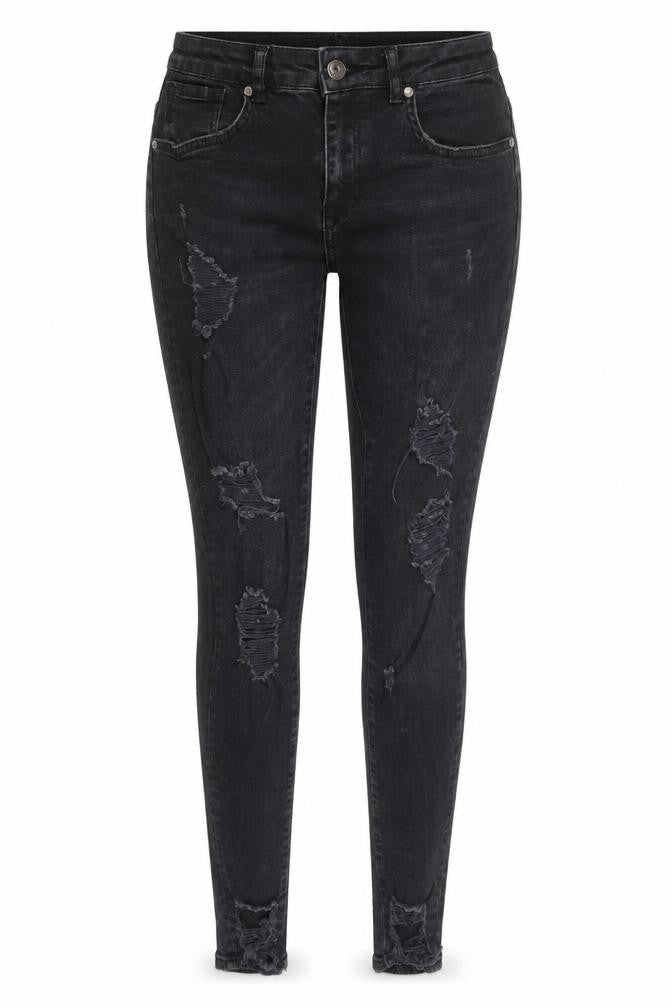 Womens UK Size 8 Firetrap Slim Fit Skinny Black Jeans