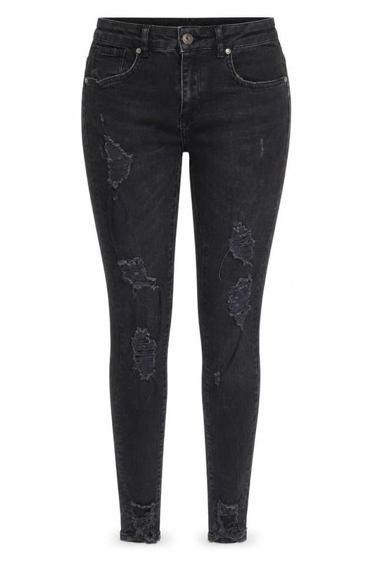 Womens UK Size 8 Firetrap Slim Fit Skinny Black Jeans
