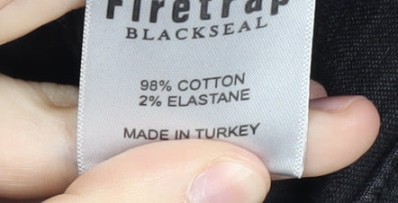 Firetrap Women Black Distressed Skinny Jeans Size 8