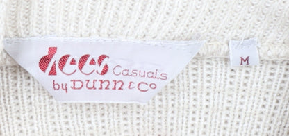 Mens UK Size M Dunn & Co Ivory Basic Jacket