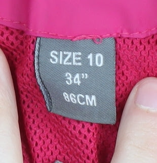 Womens UK Size 10 Regatta Pink Rain Coat