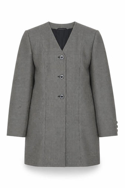 Womens UK Size 12 Viyella Regular Grey Blazer