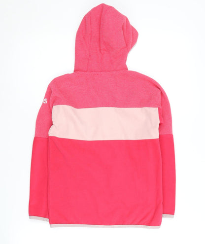 Craghoppers Girls Pink Colourblock Fleece Jacket 7-8 Years