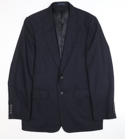 Mens UK Size 40 Jaeger Regular Blue Suit Jacket