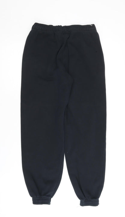 Puma Boys Black Jogger Trousers, Regular Fit, Size 12