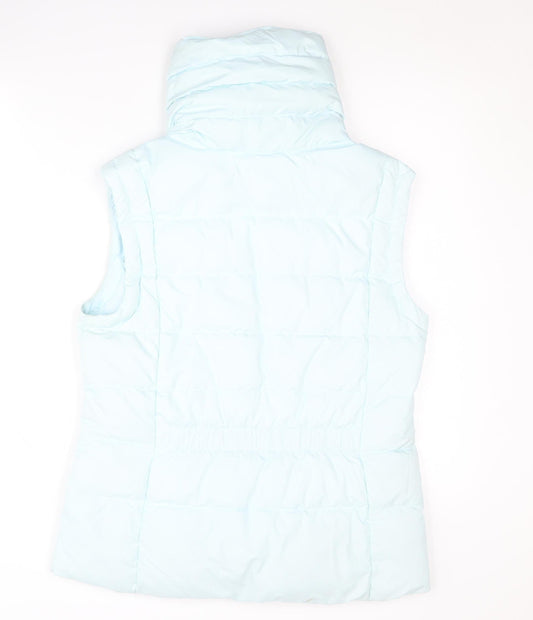 Nike Women's Blue Puffer Waistcoat, Size M