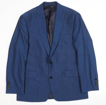 Mens UK Size 40 Moss 1851 Regular Blue Suit Jacket