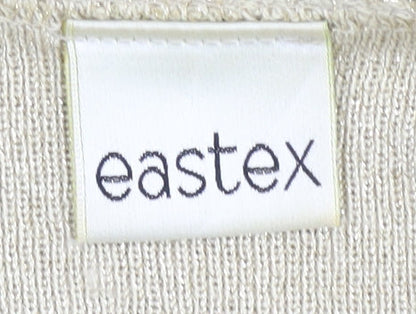 Eastex Women's Beige Short Sleeve Knit Jumper, Size S