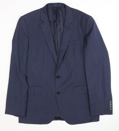 Mens UK Size 40 Jaeger Regular Blue Suit Jacket