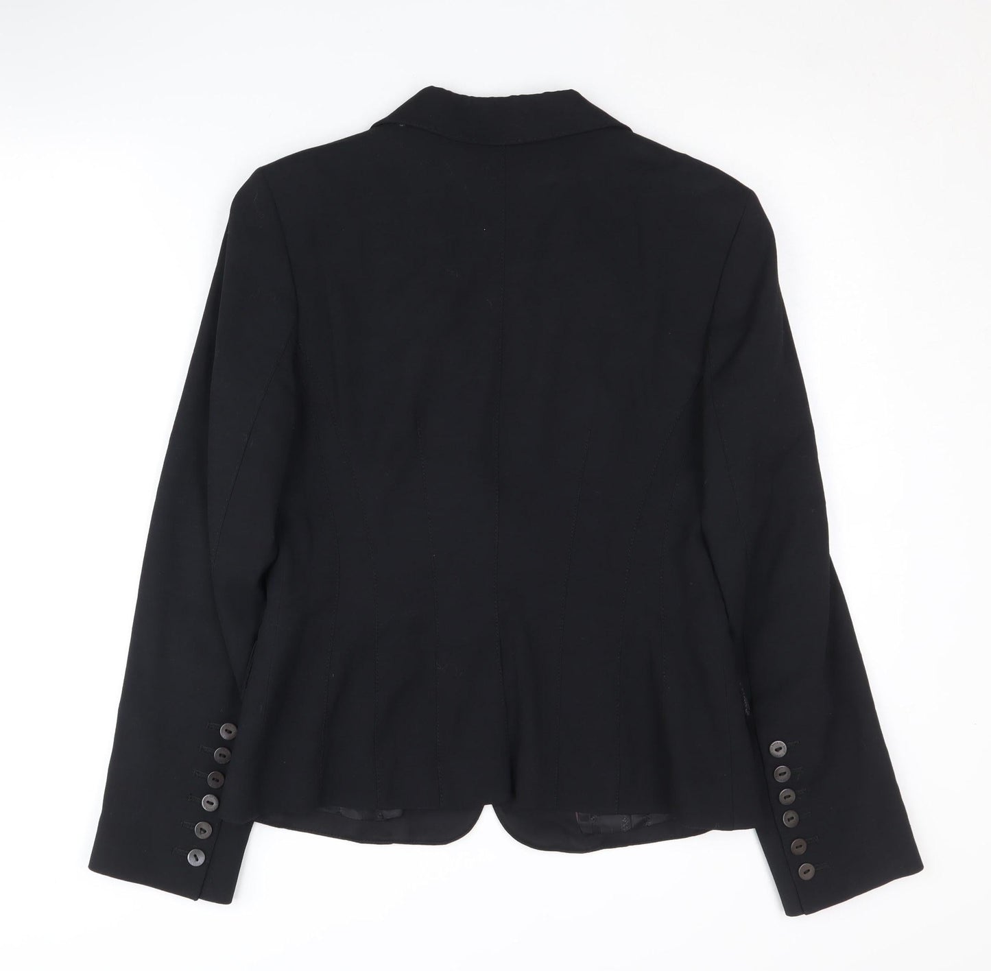 Ted Baker Women's Black Blazer M Slim One-Button