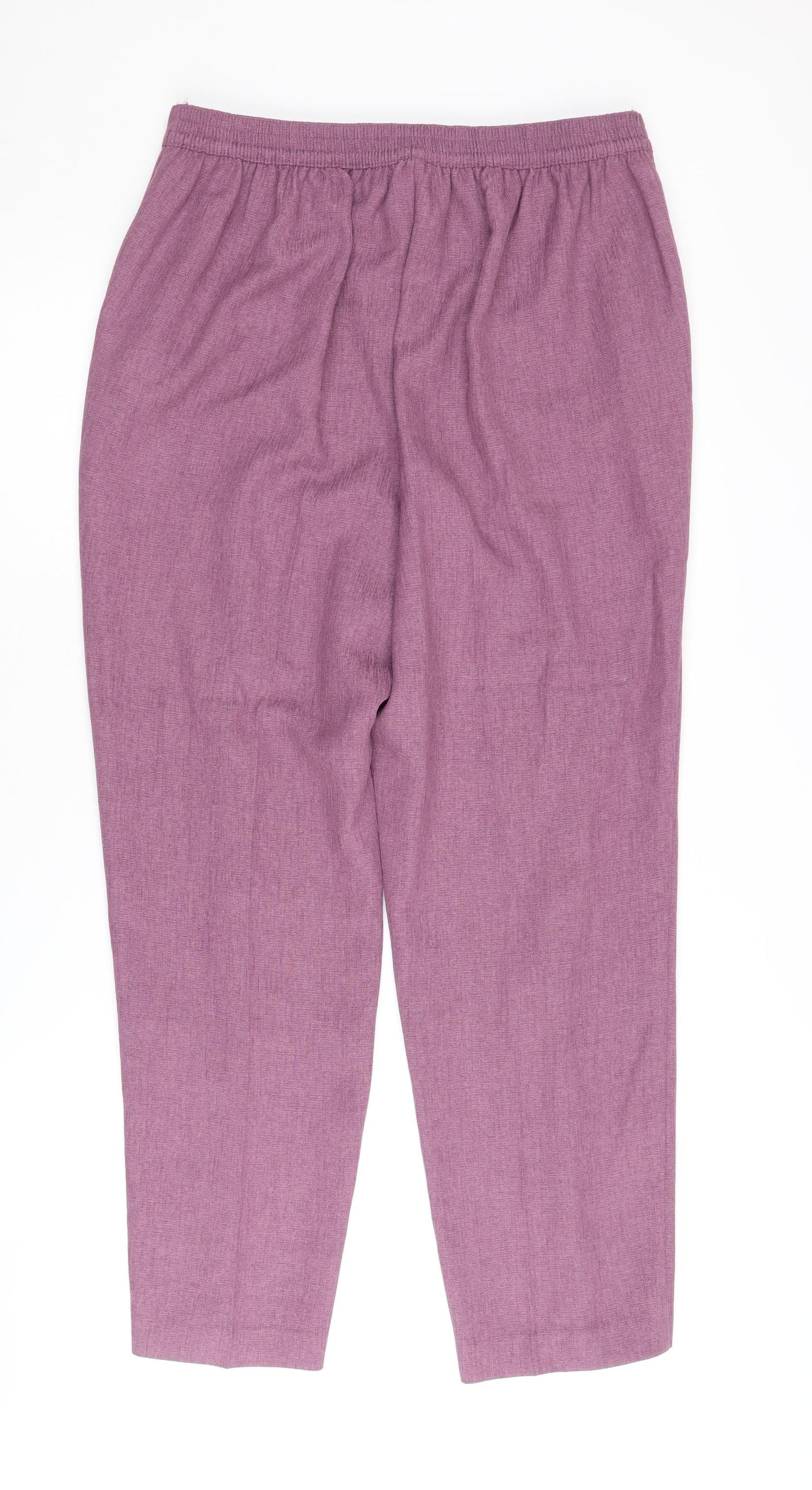 Womens UK Size 14 Honor Millburn Classic Fit CasualWorkwear Purple Trousers
