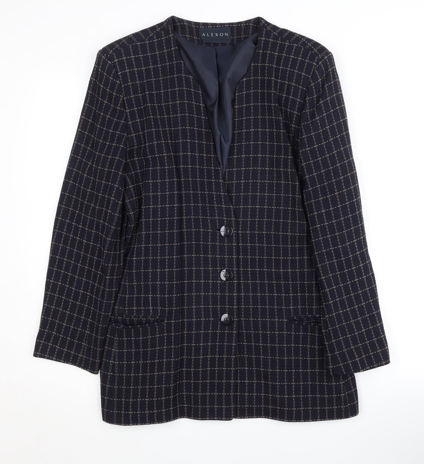 Womens UK Size 12 Alexon Regular Blue Blazer