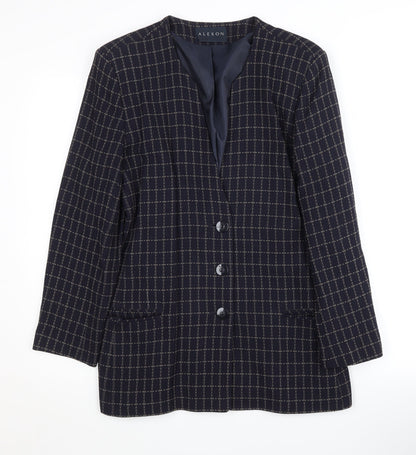 Womens UK Size 12 Alexon Regular Blue Blazer