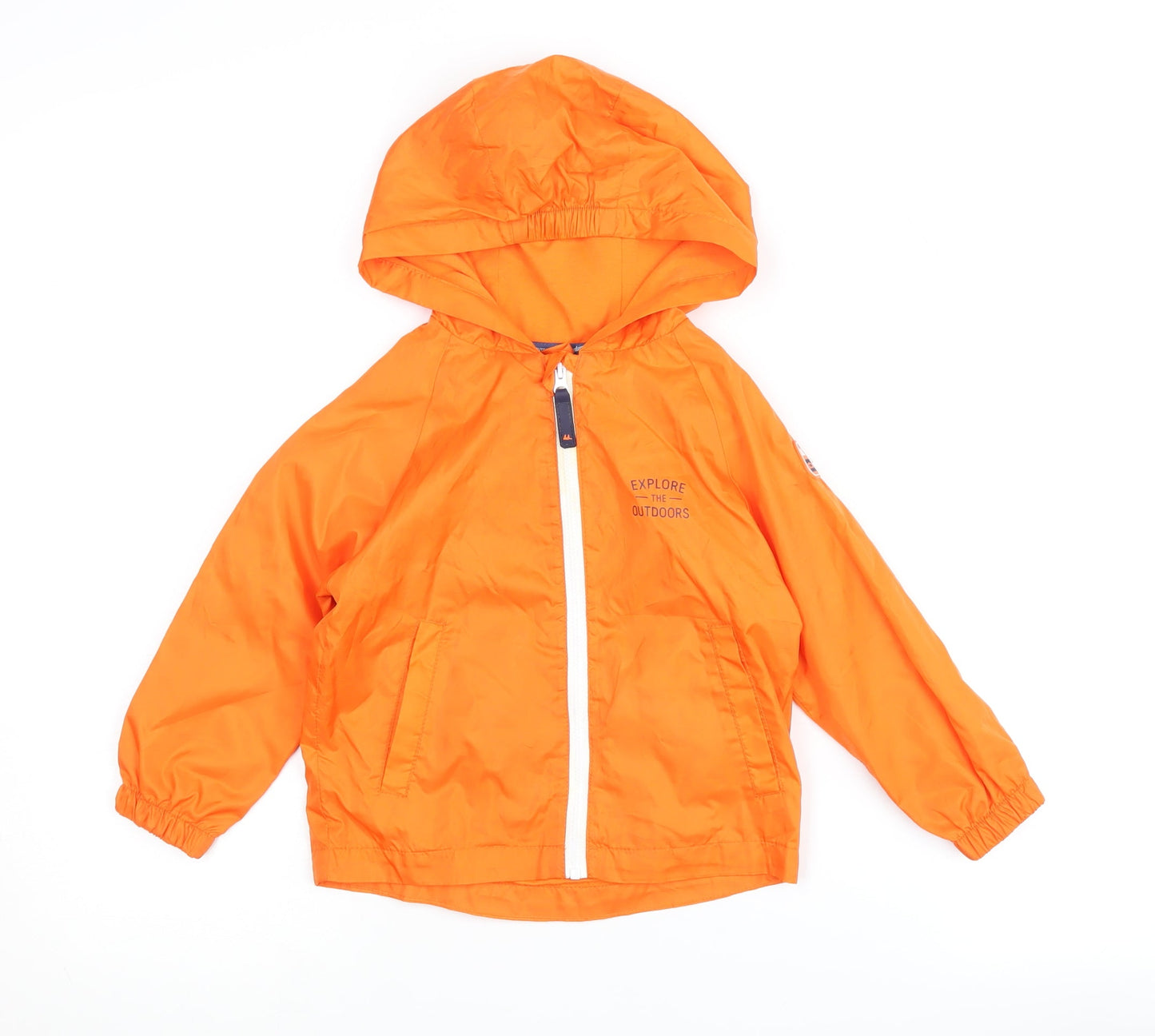 Mantaray Boys Orange Hooded Rain Coat 2-3 Years
