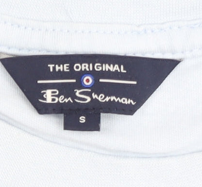 Mens UK Size S Ben Sherman Blue  T-Shirt