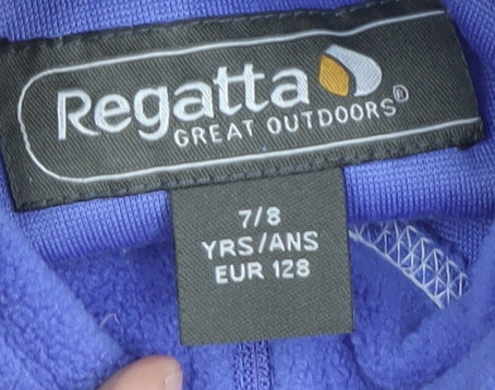 Regatta Girls Purple Fleece Sweatshirt, 8 Years