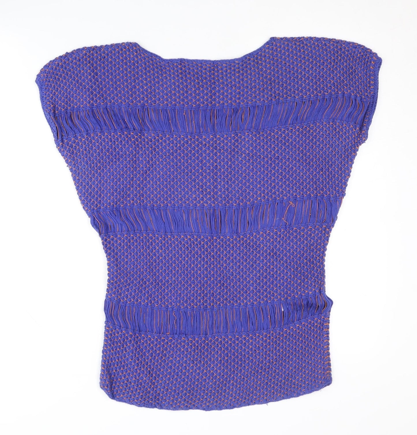Comptoir des Cotonniers Women's Blue Knit Pullover Jumper XS