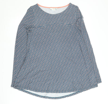Boden Women's Multicoloured Geometric Top Size 8