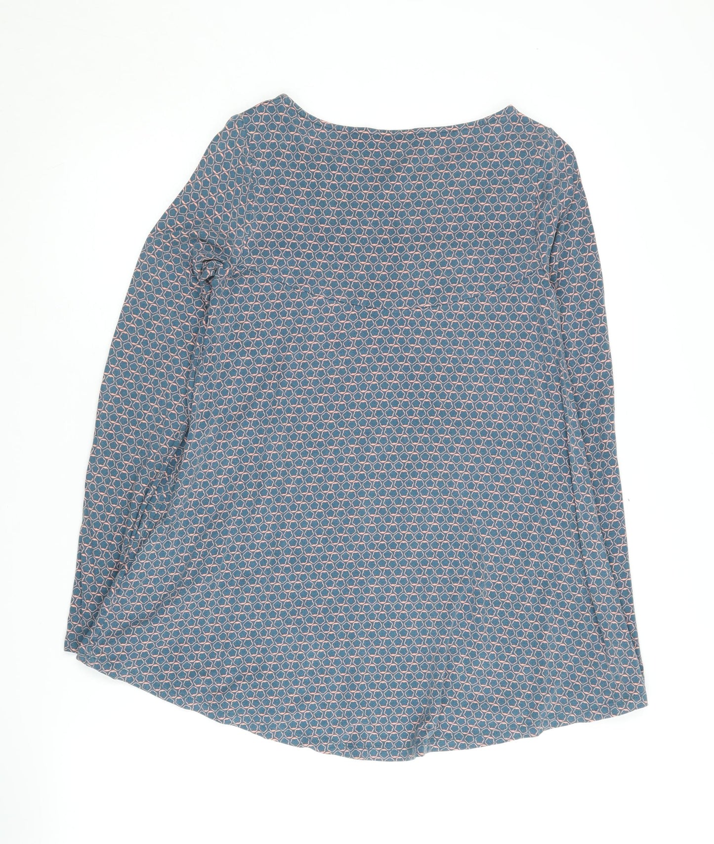 Boden Women's Multicoloured Geometric Top Size 8