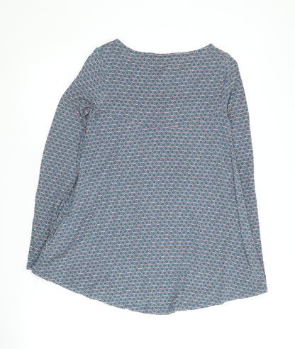 Boden Women's Multicoloured Geometric Top Size 8