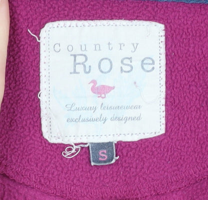 Country Rose Women's Pink Full Zip Hoodie - Size S