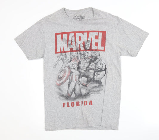 Marvel Avengers Grey Graphic T-Shirt Men S