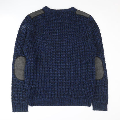 Tokyo Laundry Men's Blue Knit Pullover M