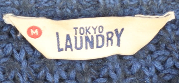 Tokyo Laundry Men's Blue Knit Pullover M