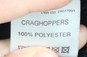 Craghoppers Women's Black Fleece Zip Sweatshirt, Size 10