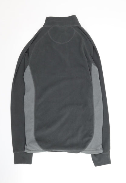 Trespass Men's Black Pullover Sweatshirt, Size S, 1/4 Zip