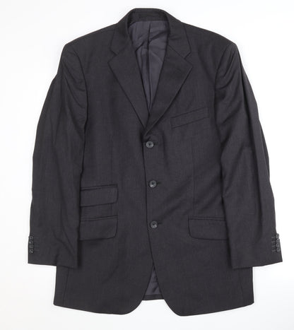 Mens UK Size 38 T.M.Lewin Regular Grey Suit Jacket
