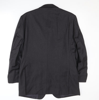 Mens UK Size 38 T.M.Lewin Regular Grey Suit Jacket