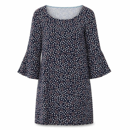 Boden Women's Multicoloured 3/4 Sleeve Star Dress