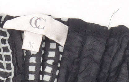 Womens UK Size M CC Black Basic Blouse
