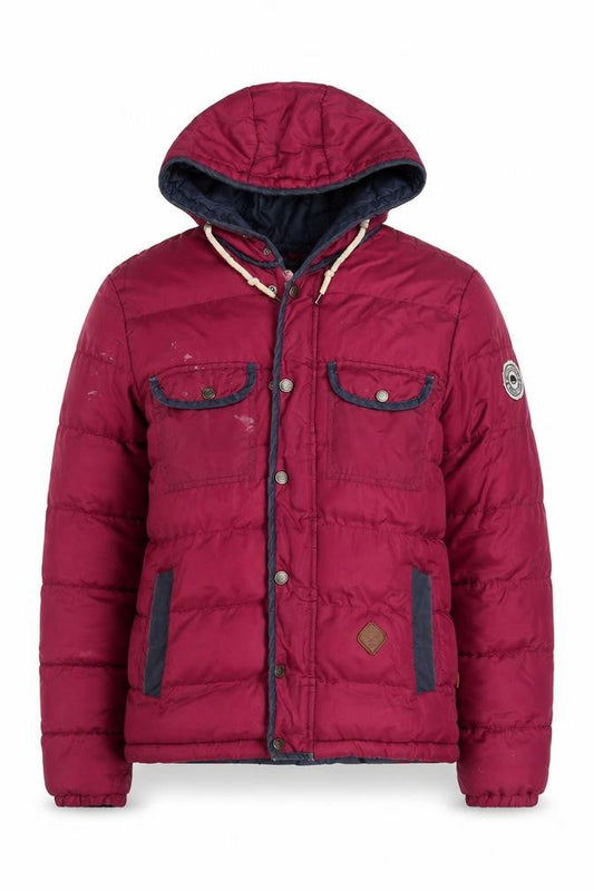 Womens UK Size S Bellfield Red Puffer Jacket
