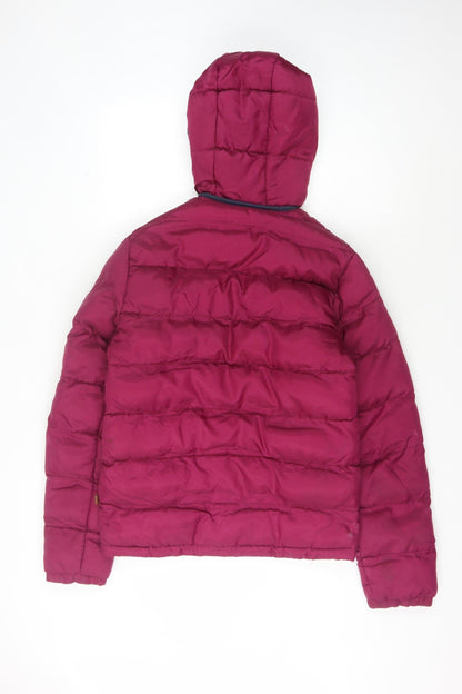 Womens UK Size S Bellfield Red Puffer Jacket