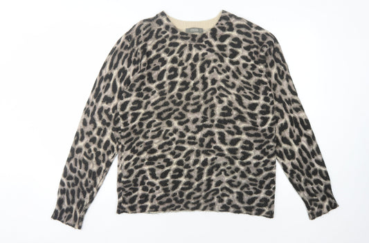 Womens UK Size L Oasis Multicoloured Pullover Jumper