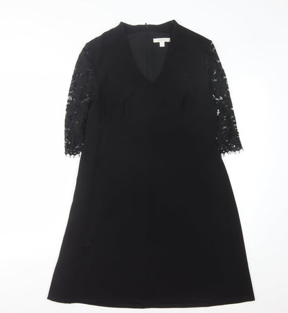 Precis Women's Black V-Neck Dress Size 12