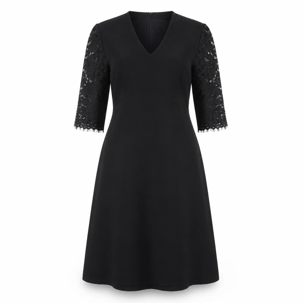 Precis Women's Black V-Neck Dress Size 12