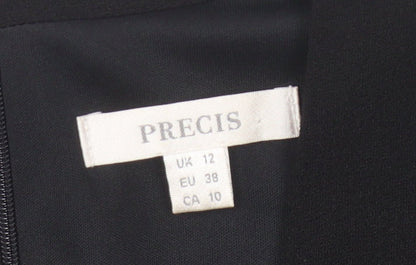 Precis Women's Black V-Neck Dress Size 12