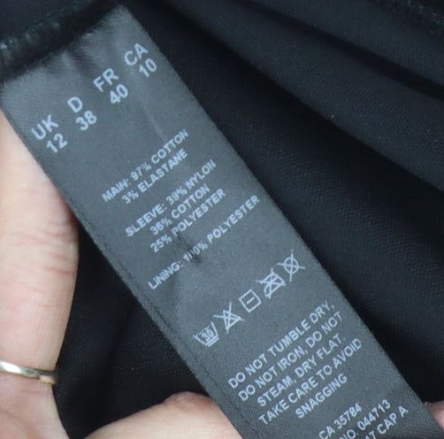 Precis Women's Black V-Neck Dress Size 12