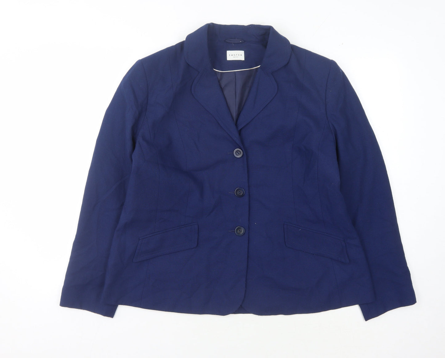 Eastex Women's Blue Blazer, Size 18, Long Sleeve