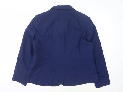 Eastex Women's Blue Blazer, Size 18, Long Sleeve