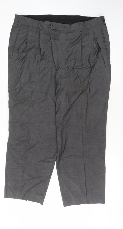 Mens UK Size 42 Cerruti  Dress Pants Grey Trousers