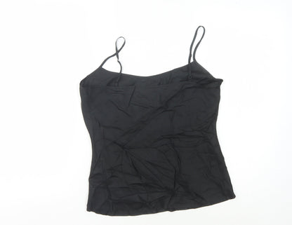 Womens UK Size 8 EAST Black Camisole Tank