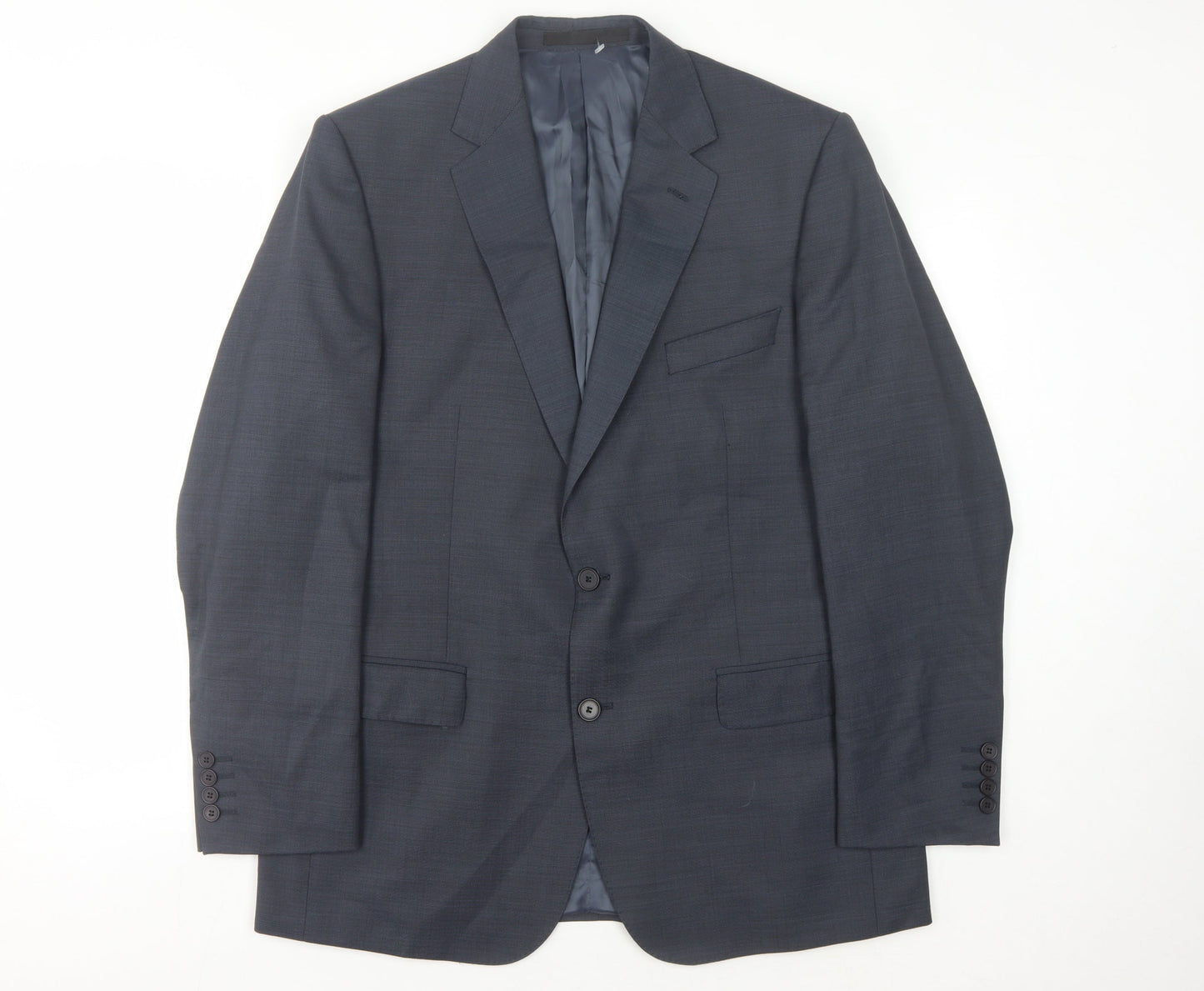 Marks & Spencer Men's Blue Suit Jacket, 42, Classic Fit