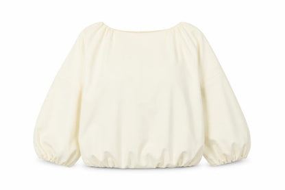 Front view of BCBGMAXAZRIA Women's Ivory Jacket, size S, Button & Zip